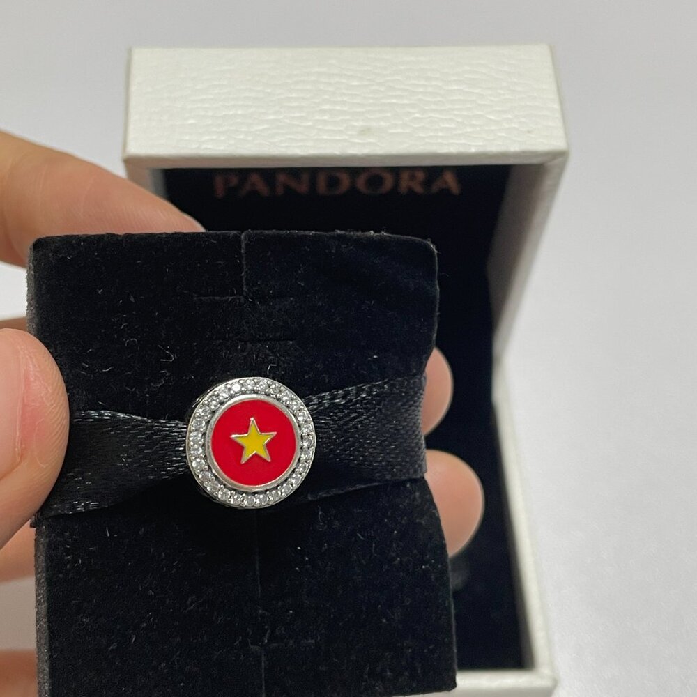 Pandora Vietnam Flag Exclusive Charm Bead